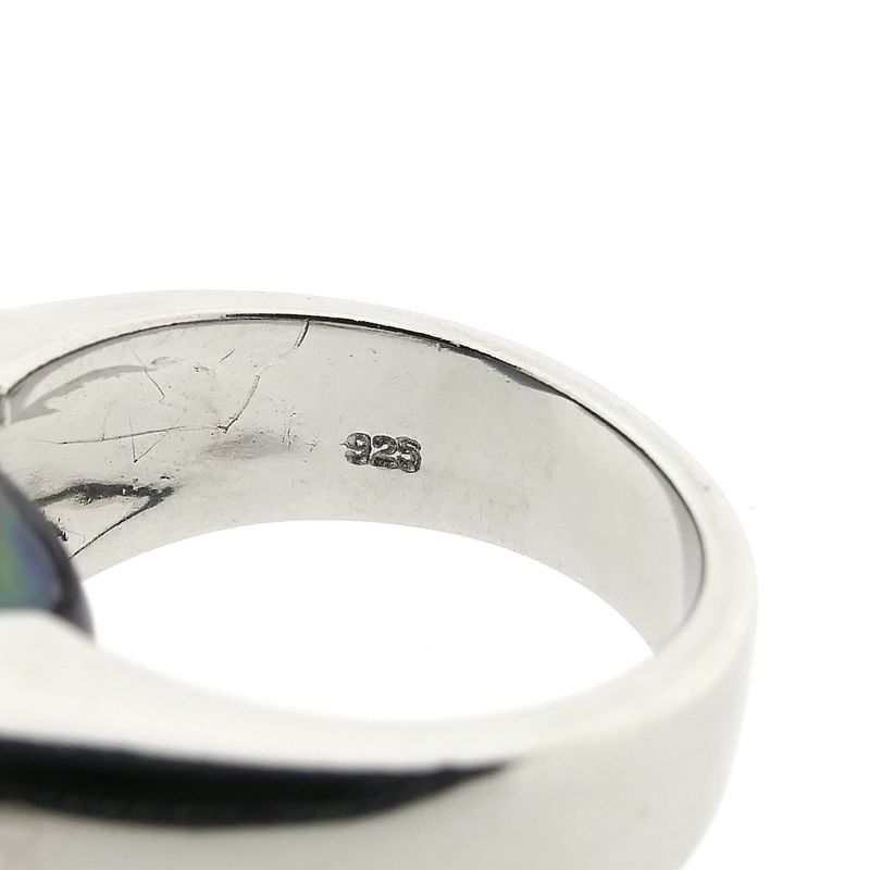 Image 6 of Silver ring with black pearl | Melano