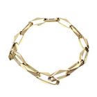 Image 4 of Solid gold closed forever bracelet | 21 cm