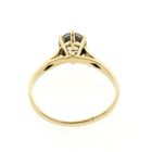 Image 8 of Gold solitaire ring with zirconia