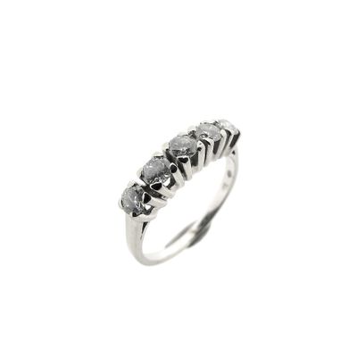 White gold ring with diamond | 0.75 ct. Image 1 of White gold ring with diamond | 0.75 ct.