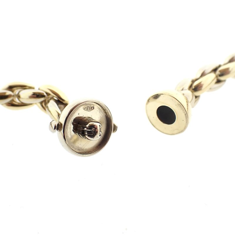 Image 3 of Two-tone gold link necklace