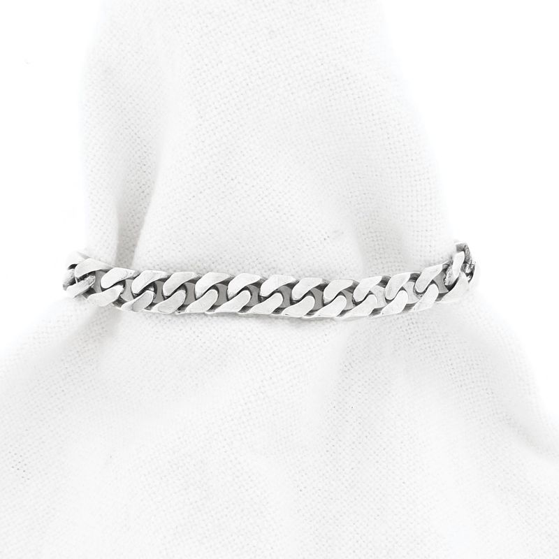 Image 1 of Silver Gourmet Link Bracelet