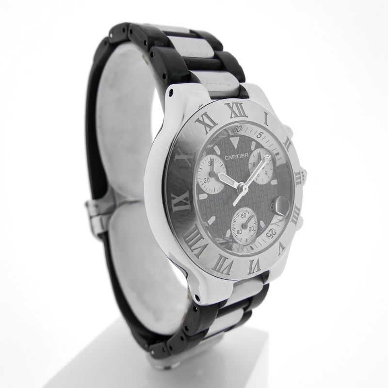 Image 3 of Cartier Chronoscaph 21; Chronograph watch