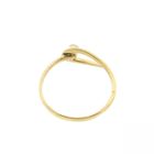 Image 6 of 18 carat gold solitaire ring with diamond | 0.015