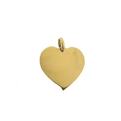 Image 1 of Gold pendant of a heart