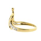 Image 7 of Gold ring with zirconia