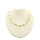 Image 1 of Pearl necklace with gold clasp | 41 cm