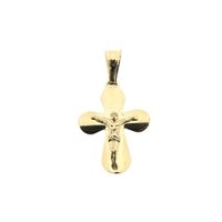 Gold pendant of a cross with corpus