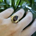 Image 9 of Gold ring with garnet | Vintage