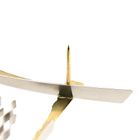Image 5 of Bicolor Gold Brooch with Green Tourmaline and Diamond; 0.05 ct.; 14 Karat