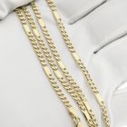 Image 8 of Gold closed Figaro link chain