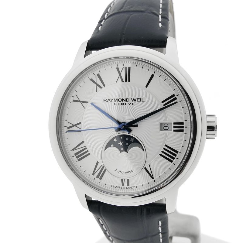 Image 6 of Raymond Weil Maestro 'Moon Phase' 2239-STC-00659; Automatic men's watch with moon phase