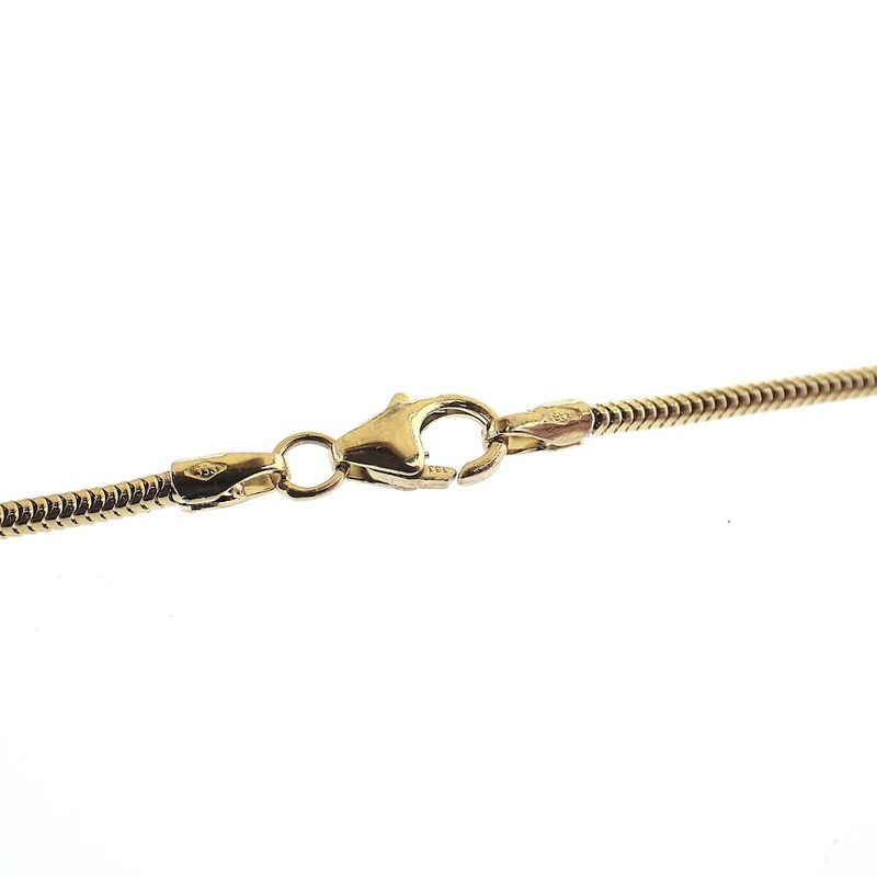 Image 6 of 8-karat snake link chain | 45 cm