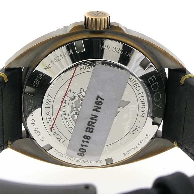 Image 14 of EDOX North Sea 1967 Limited Edition; Automatic men's watch