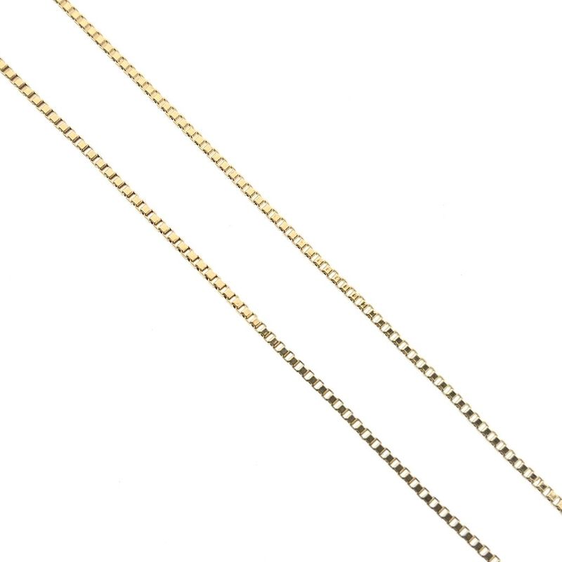 Image 3 of Gold Venetian link chain | 52.5 cm