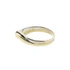 Image 6 of Two-tone gold solitaire ring with diamond