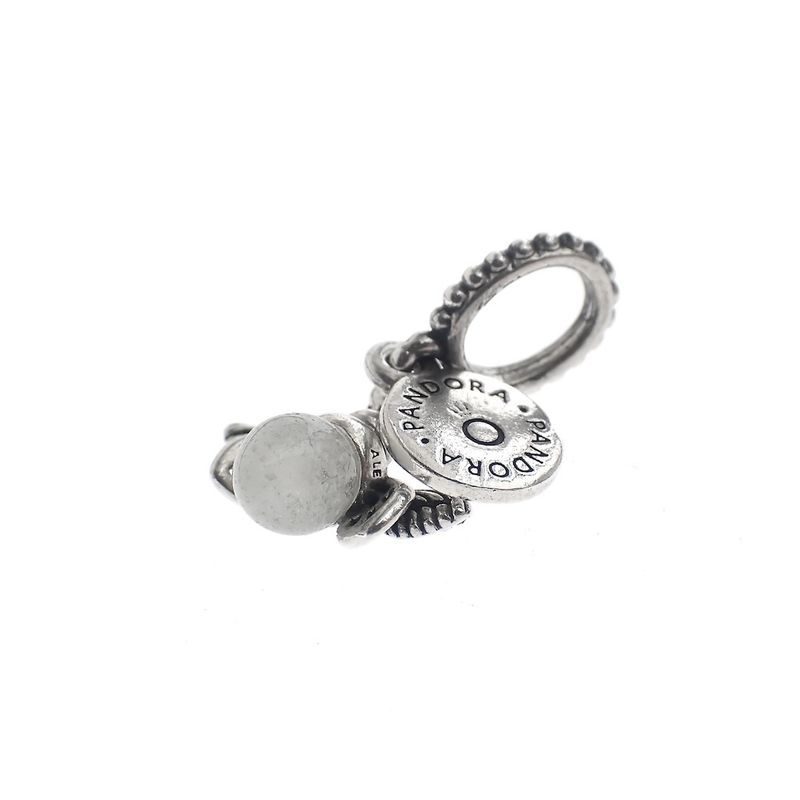 Image 5 of Pandora Moments charm pendant; Silver; Glow In The Dark Firefly
