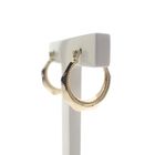 Image 5 of Gold lapidary earrings | Ø 18 mm