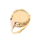 Image 1 of Gold ring with medal | Queen Juliana