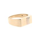 Image 5 of Tricolor gold signet ring