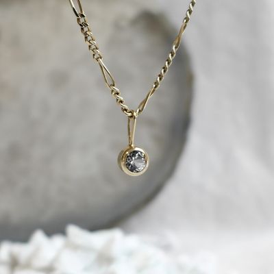 Image 2 of Gold ring with topaz