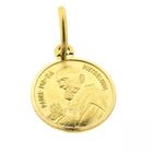 Image 3 of 18K Vintage Gold Padre Pio Pendant