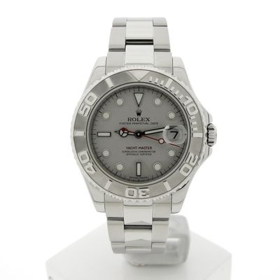 Image 1 of Rolex Yachtmaster 168622; Unisex watch with platinum bezel/dial