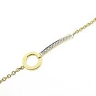 Image 6 of Gold anchor link bracelet with diamond; 0.275 ct. | 18-21 cm