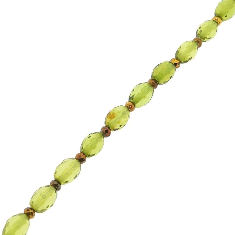 Image 6 of 9 carat peridot bead necklace