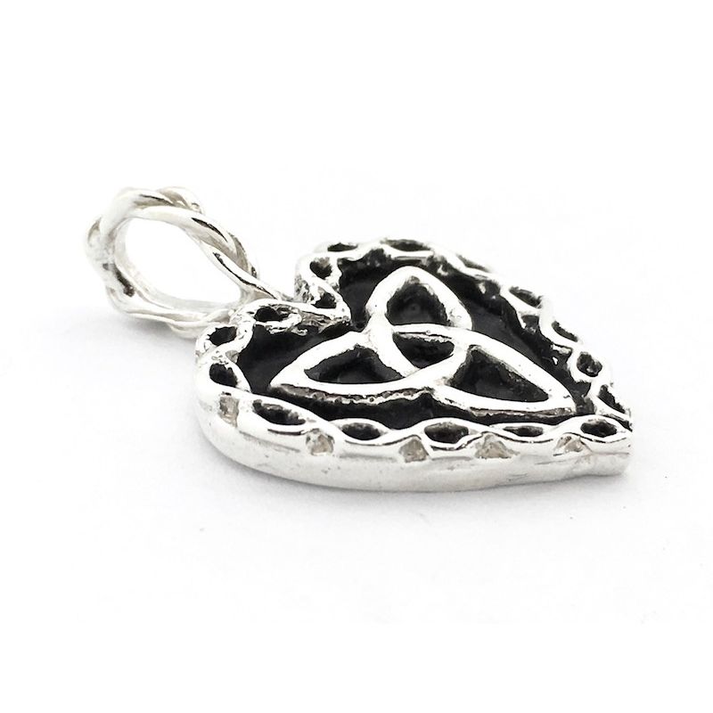 Image 2 of Silver Celtic pendant with triquetra symbol