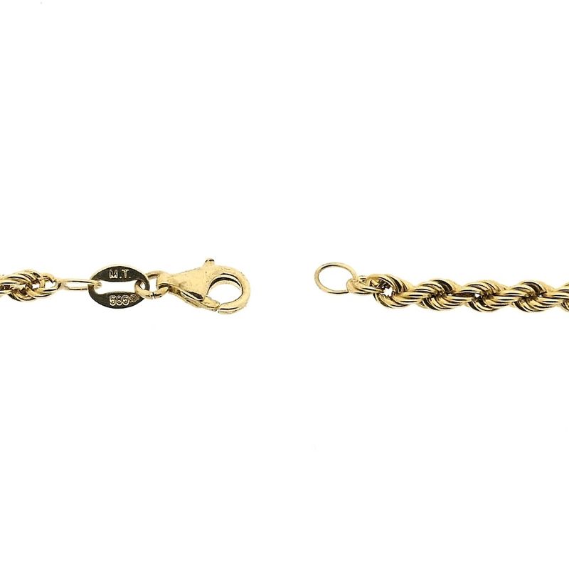 Image 4 of Gold twisted link chain