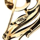 Image 5 of Vintage gold fantasy brooch with pearl