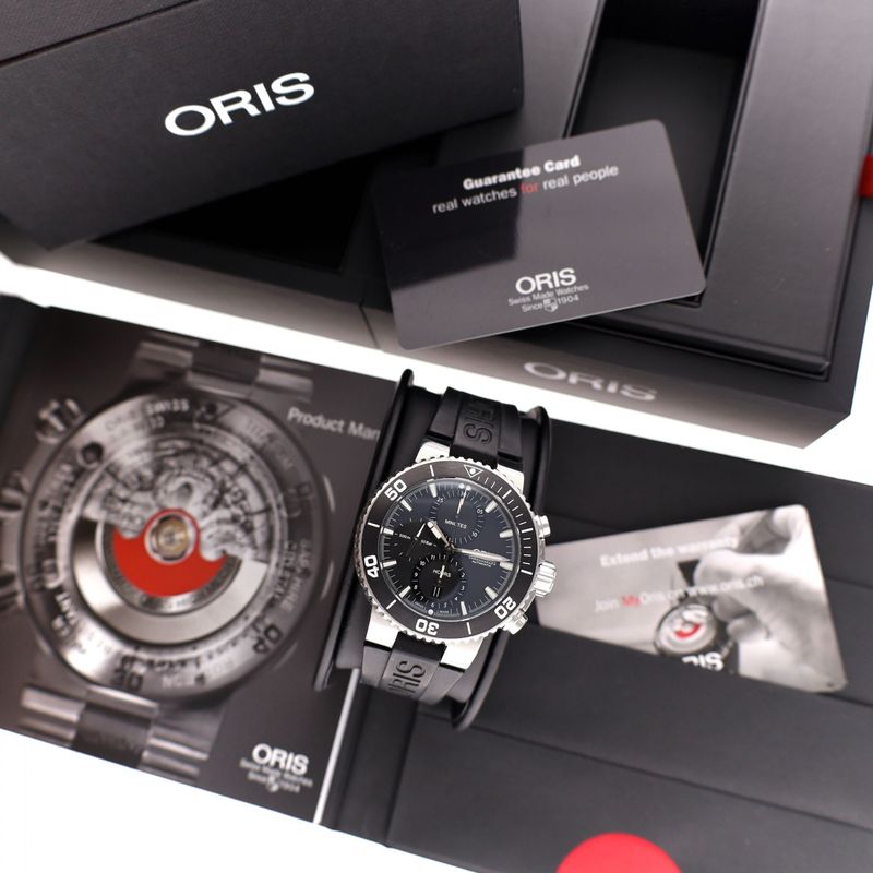 Image 2 of Oris Aquis Chronograph 01 774 7655 4154-07; Automatic Men's Watch