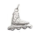 Image 1 of Silver pendant; Roller skates