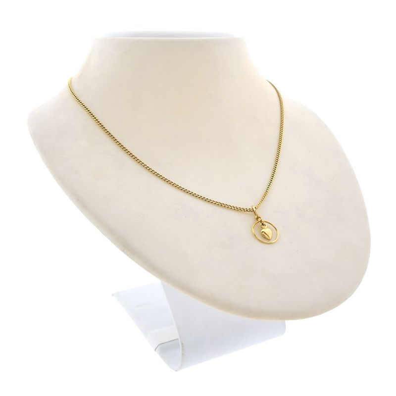 Image 7 of 18 carat gold pendant with heart