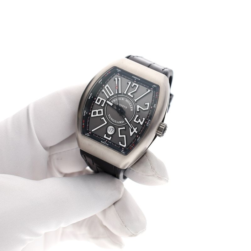 Image 7 of Franck Muller Vanguard Classical 41mm Titanium Ref. V 41 SC DT TT BR; Automatic men's watch