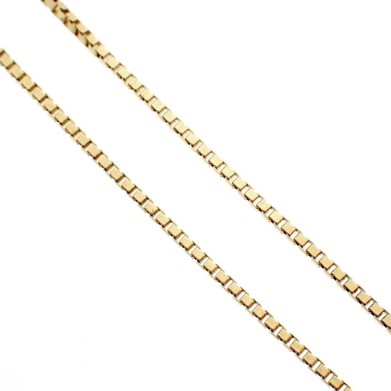 Image 4 of 18K Gold Venetian Link Chain | 41 cm
