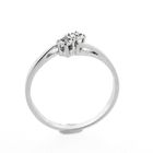 Image 3 of White gold ring with diamonds | 0.03 ct.