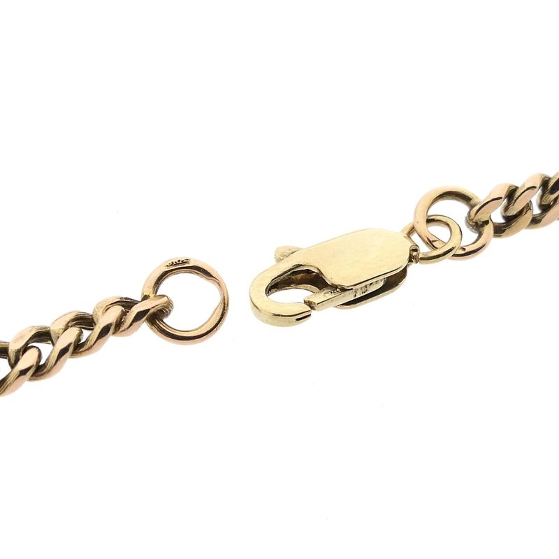 Afbeelding 3 van Roségouden gourmetschakel ketting 