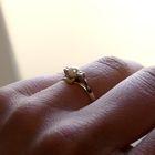 Image 7 of Gold Ring with Cultured Pearl & Zirconia