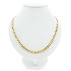 Image 1 of Two-tone gold navy link necklace