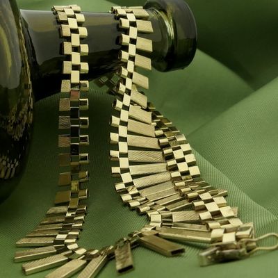 Image 2 of Gold matte Cleopatra necklace