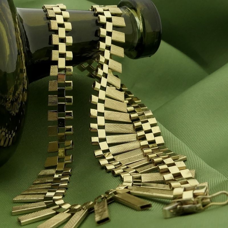 Image 2 of Gold matte Cleopatra necklace