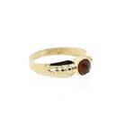Image 4 of Vintage gold solitaire ring with carnelian