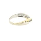 Image 6 of Two-tone gold ring with zirconia