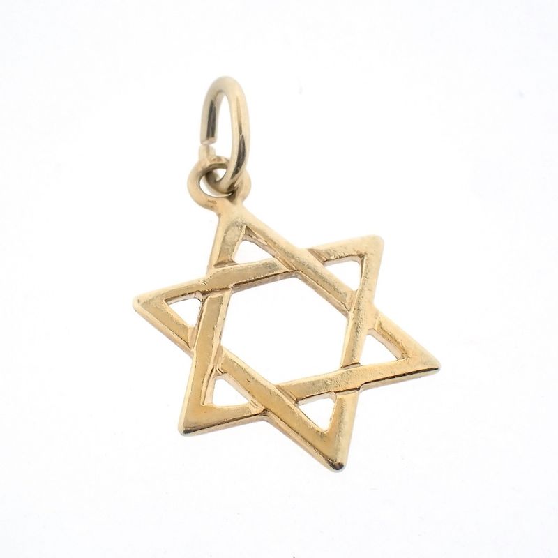 Image 3 of Gold pendant of a Star of David