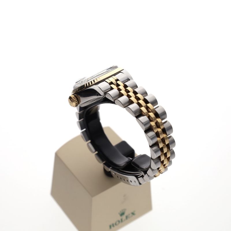 Image 10 of Rolex Oyster Perpetual Date 26mm 6917; Vintage 18k Gold/Steel Women's Watch