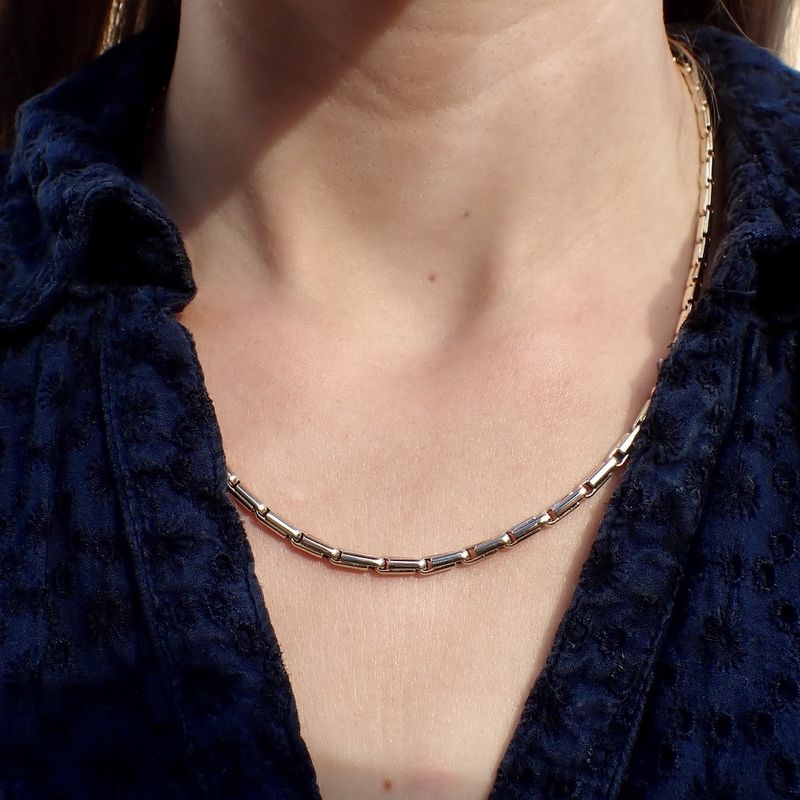 Image 3 of Golden fantasy link chain | 46.5 cm