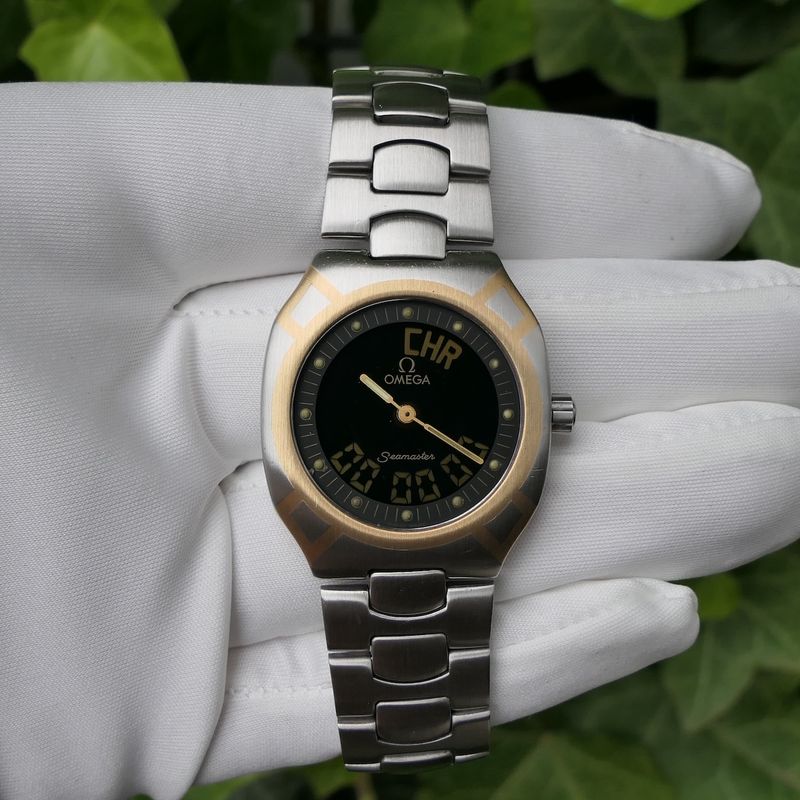 Image 17 of Omega Seamaster Polaris Multifunction 386.0822; Vintage analoog/digitaal horloge