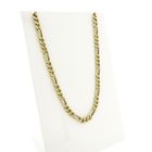 Image 7 of Gold Figaro link chain | 51 cm
